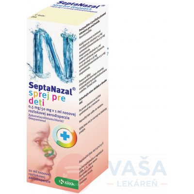 Septanazal sprej pre deti aer.nao.1 x 10 ml