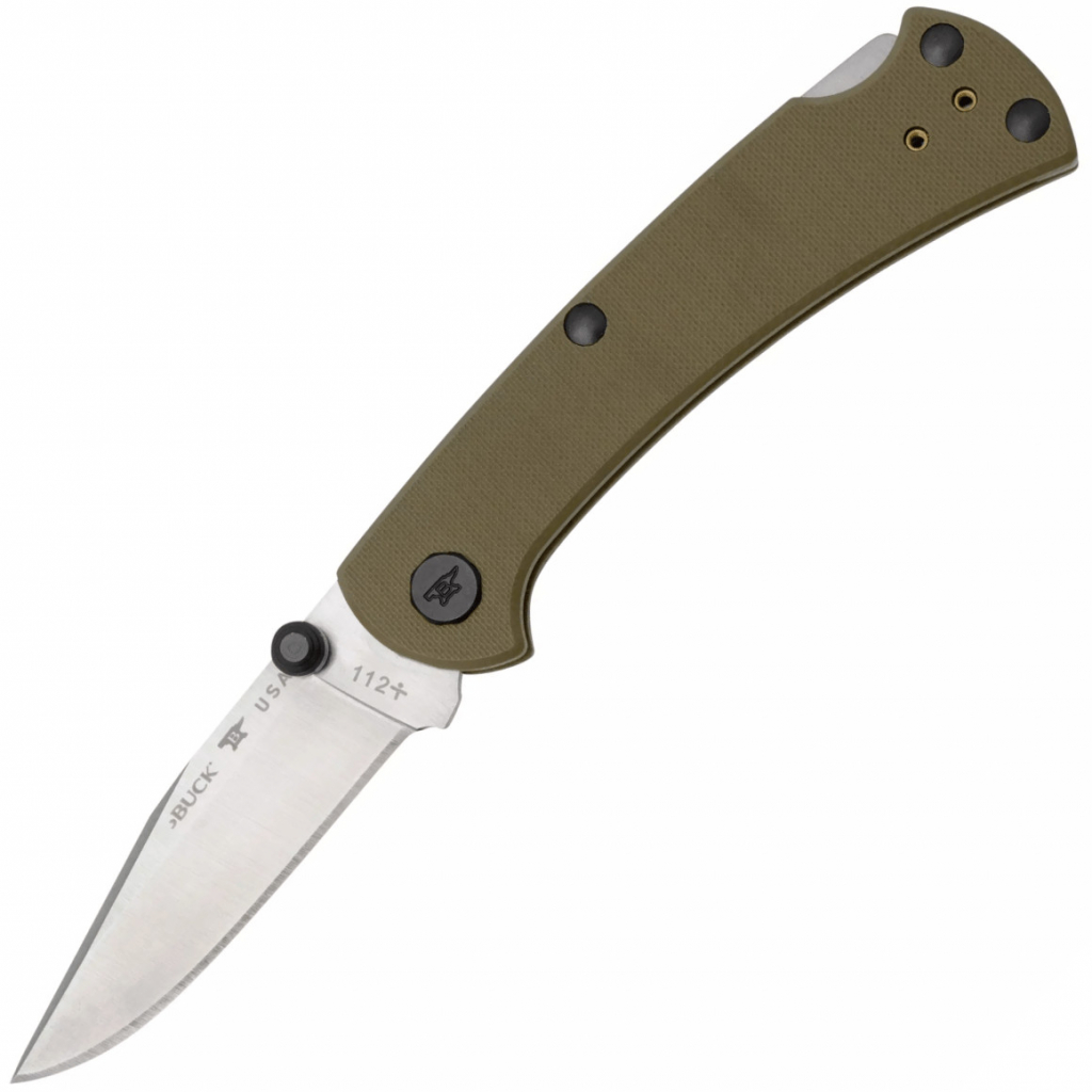 BUCK 112 Slim Pro TRX, O.D. Green BU-0112GRS3