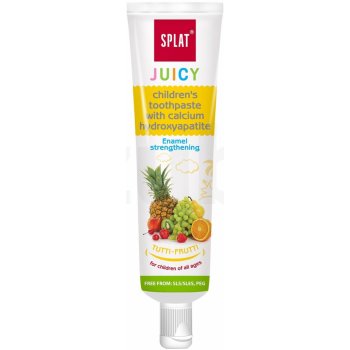 Splat Juicy zubná pasta pre posílení zubná skloviny dětí i dospělých s příchutí tutti-frutti 35 ml