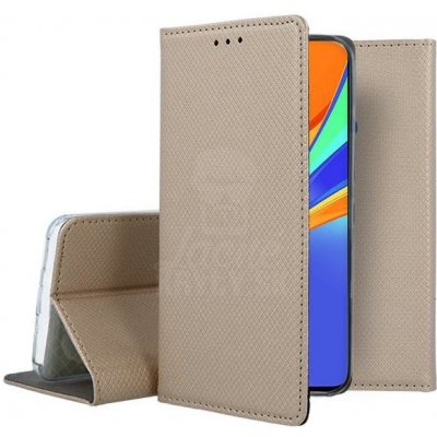 Knižkové puzdro Smart Case Book zlaté – Xiaomi Redmi 9C