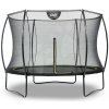 Trampolína s ochrannou sieťou Silhouette trampoline Exit Toys okrúhla priemer 244 cm čierna