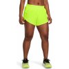 Dámske športové kraťasy Under Armour FLY BY 3'' SHORTS W žlté 1382438-731 - L