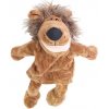 Plyšový maňuška s nohami na ruku lev var.2