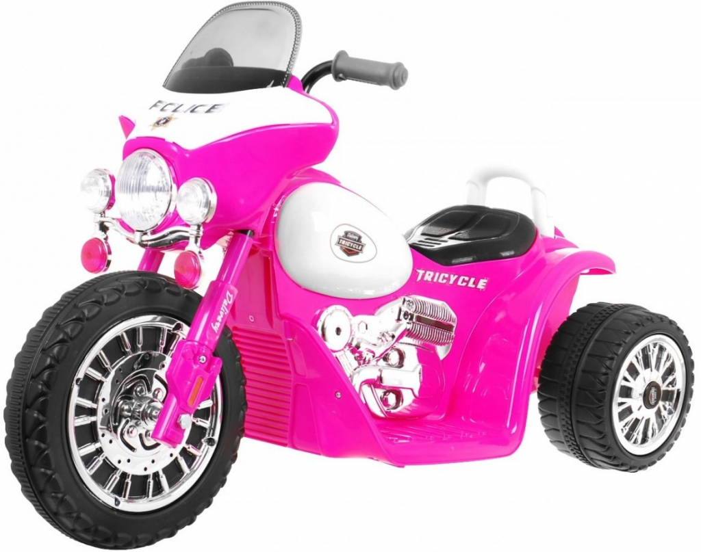 Mamido elektrická motorka ružová