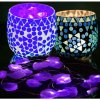 Mosaic LED lamp - svietnik polodrahokam Ametyst KEG STARS