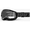 100% okuliare STRATA 2 Black clear