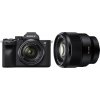 Digitálny fotoaparát Sony Alpha A7 IV + FE 28 – 70 mm F3,5 – 5,6 OSS + FE 85 mm f/1.8 (BUNDLE)
