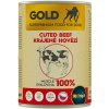 IRONpet Gold Dog Hovädzia krájaná svalovina, konzerva 400 g