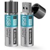 Colorway nabíjecí baterie AA 1200mAh/ USB/ 1.5V/ 2ks v balení (CW-UBAA-02)