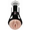 Pipedream PDX Elite Cock Compressor Vibrating Stroker Light/Black, realistická umelá vagína