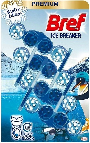 BREF WC blok Color aktiv Ice Breaker (Winter edition) Blue Water 4 x 50 g  od 4,39 € - Heureka.sk