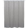 BISK Erga Peva, sprchový záves s háčikmi (12ks) 200x180 cm, šedá vzor Kira, ERG-08090