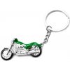 mobilNET kľúčenka/prívesok - motorka, zelená