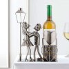 Kovový stojan na víno Milenci