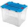 Plastový úložný box s vekom HEIDRUN Dragon 42l