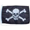 LALIZAS Vlajka - pirátska čierna Variant: 30 x 45 cm Flag Black Pirate