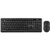 A4Tech FG1012, Sada klávesnica s bezdrôtovou optickou myšou, AA, CZ, klasická, 2.4 [Ghz], bezdrôtov FG1012-BK