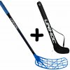 Unihoc EVOLITE PERFORMANCE SLIM FL 30 blue + Stickbag modrá / čierna, Ľavá (ľavá ruka dole), 83cm (=93cm)