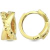 JVD ZE0542XJ72 - Zlaté náušnice krúžky 2.16 g