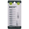 HERO Doplnkové balenie medzizubných kefiek 1,2 mm šedé 10 ks