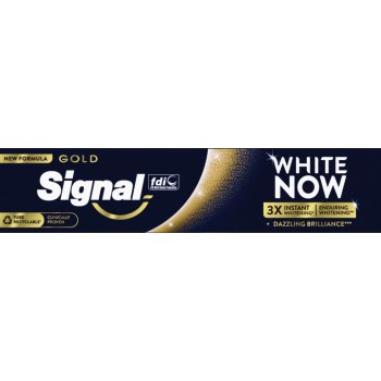 Signal White Nov Triple Power Gold zubná pasta s okamžitým bieliacim účinkom 75 ml