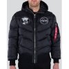 ALPHA INDUSTRIES Bunda Hooded Puffer Voyager FD - čierna (118102/03)