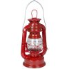 Pronett XJ3891 Petrolejová lampa 19 cm červená