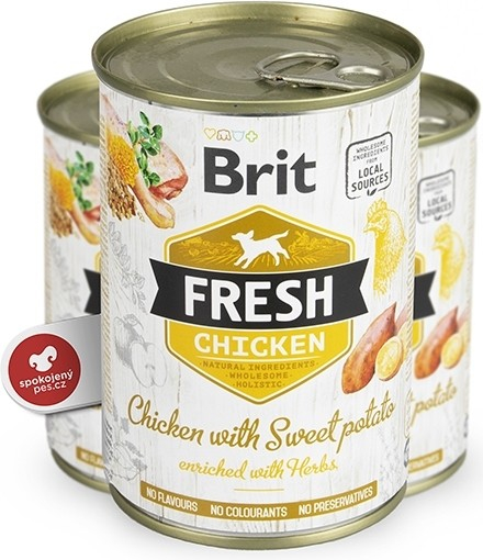 Brit Fresh Chicken with Sweet Potato 400 g