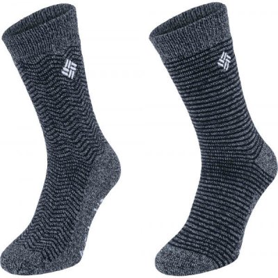 Columbia THERMAL 2P Pánske ponožky, tmavo sivá, 39 - 42