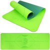 Lifefit Podložka Yoga MAT Lotos Duo 183x58x0,6cm zelená