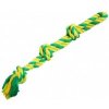 Bavlnené dvojité lano 3 knoty 60cm/450g hračka pre psa HipHop Dog hračky pre psov