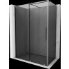 MEXEN/S - Velár sprchovací kút, posuvné dvere 160 x 80, grafit, grafit metal 871-160-080-41-95