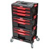 QBRICK SYSTEM PRO zásuvkový organizér SET 1 - kartón - vrstva - čierna - 12 kg - 34,5 cm - 88,5 cm - 52,5 cm - 53 × 35 × 89 cm QBRICK