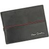 Pánska kožená peňaženka Pierre Cardin TILAK38 8805 RFID čierno-červená 12,5 x 9,5 x 2 cm