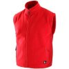 CXS CXS Pánska fleecová vesta UTAH, červená - 3XL Červená, 3XL
