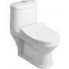 Aqualine PETIT detské WC kombi, zadný/spodný odpad, biela SPH PT520