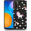 Picasee silikónový čierny obal pre Huawei P Smart 2021 - Unicorn hviezdne nebo