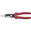 Knipex 13 82 200 - Kliešte pre elektroinštalácie s multi-komponentnými úchopmi čierne atramentované 200 mm