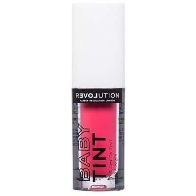 Revolution Relove Baby Tint Lip & Cheek rtěnka a tvářenka 2v1 1.4 ml odstín Fuchsia