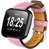 eses Kožený remienok pre Fitbit Versa - Ružový