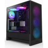 NZXT case H5 Flow RGB, ATX, Compact Mid Tower, black