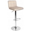 Barová stolička eHokery, odtiene béžovej, 107 cm, látka