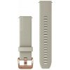 Silikónový remienok Garmin 20mm (pre Venu, Venu Sq, Venu 2 plus aj.), béžový, Quick Release, 010-13114-02