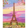 Zuty – Maľovanie Podľa Čísel – Eiffelova Veža V Jarných Farbách, 40 × 50 cm, Plátno 8596530081401