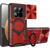 Techsuit – CamGuard Pro ochranné puzdro s krytom fotoaparátu pre Xiaomi Redmi Note 15 Pro 5G – červené