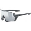 Uvex Sportstyle 231 Grey Black Mat / Mirror Silver (cat. 2) cyklistické okuliare (VÝPREDAJ)