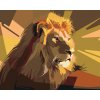 ZUTY Maľovanie podľa čísel - LEV MOZAIKA Rámovanie: vypnuté plátno na rám, Rozmer: 40x50 cm