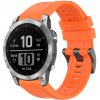 Remienok Solid Wristband oranžový pre Garmin Fenix 7 Pro