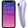 Satisfyer Dual Pleasure Air Pulse Vibrator Mauve - Stimulátor Klitorisu