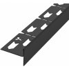 Rea Rea, nerezová spádová lišta, ľavá, dĺžka 1400 mm, čierna matná, REA-K3218